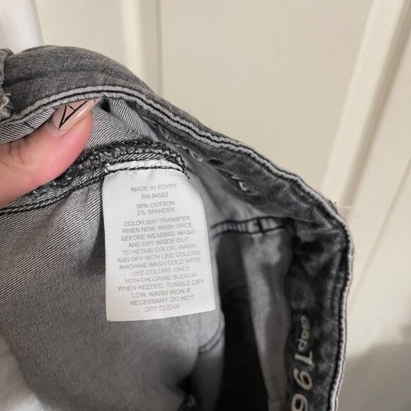 GAP 1969 Womems Gray Wash Mid Rise Stretch Legging Skinny Jeans Size 29/8 - Picture 5 of 9